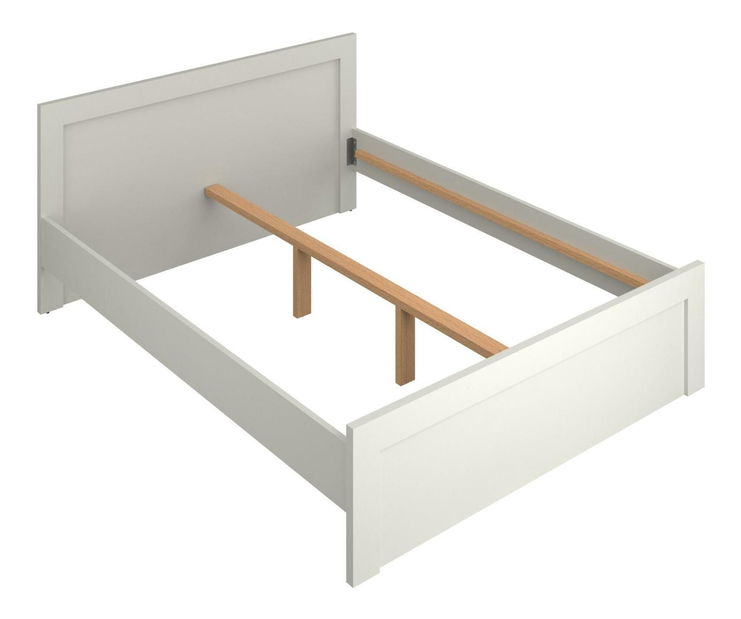 Manželská postel 160 cm Kodro (kašmír + dub evoke) (s roštem)