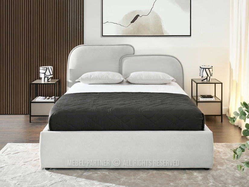 Manželská postel 160 cm Respondio 160 (šedá)