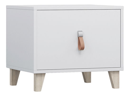 Noční stolek Famira (bílá)