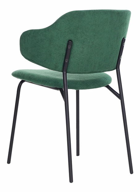 Set 2 ks jídelních židlí Kenza (zelená)