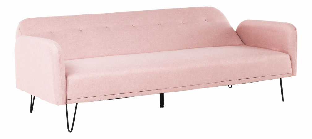 Rozkládací pohovka Pulsiana (růžová)