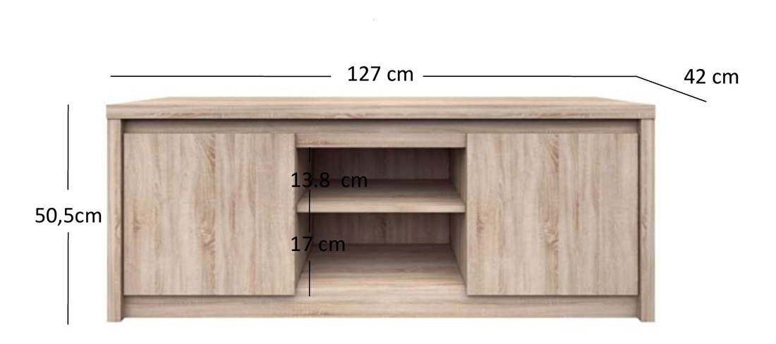 TV stolek Noella (dub sonoma)