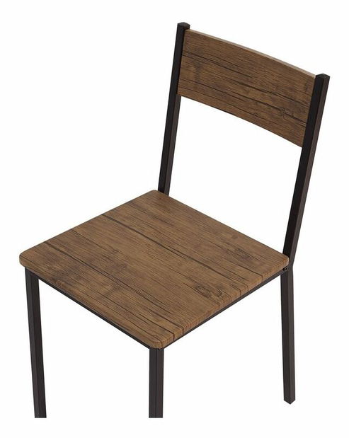 Jídelní set Hamilton (tmavé dřevo)