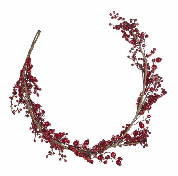 Vánoční girlanda 150 cm Tiberius (červená)