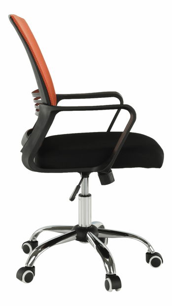 Kancelářská židle April (černá + oranžová)