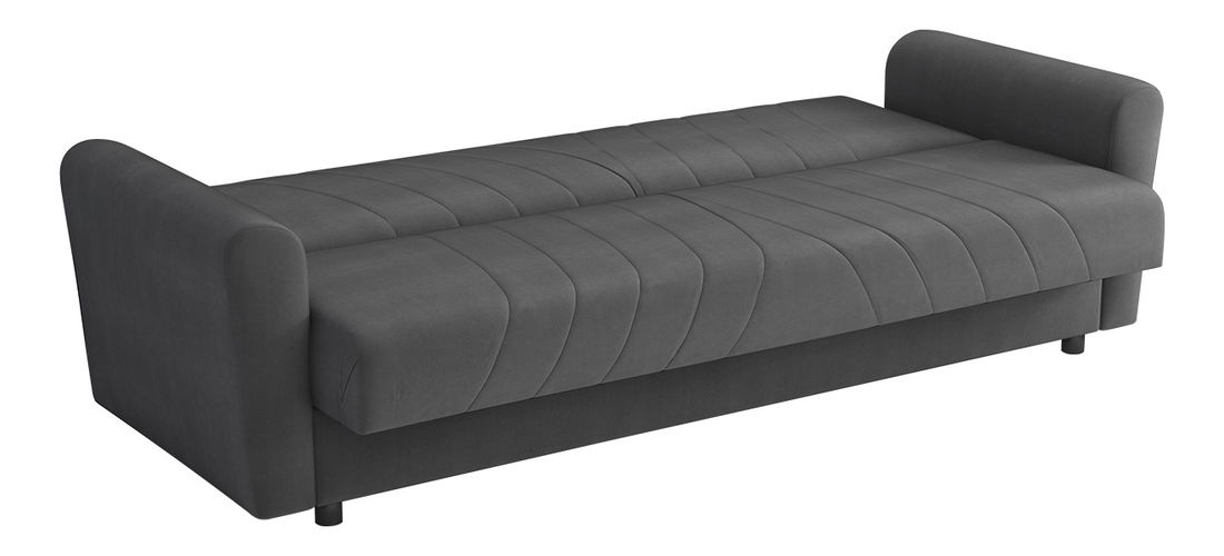 Rozkládací pohovka Bamaku (hnědá) (s úl. prostorem)