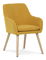Jídelní židle Abandonar (žlutá)