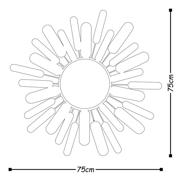 Nástěnná dekorace Amadpur
