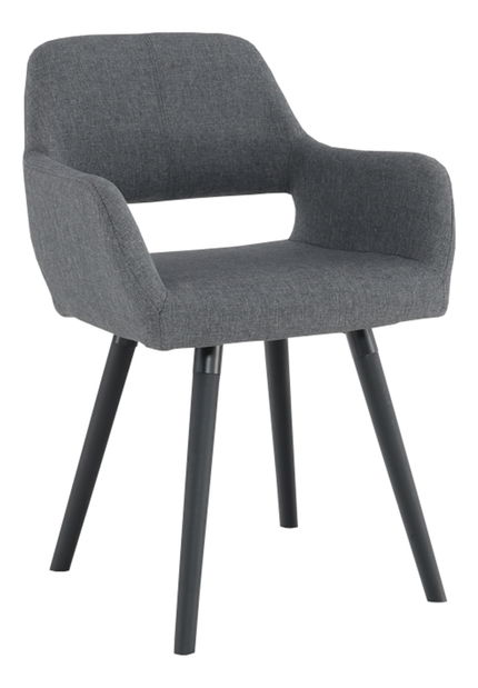 Jídelní židle Godric (tmavě šedá)