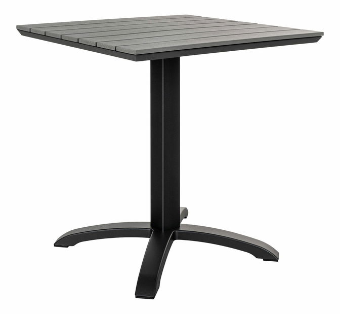 Bistro stůl Crinina (šedá + černá)