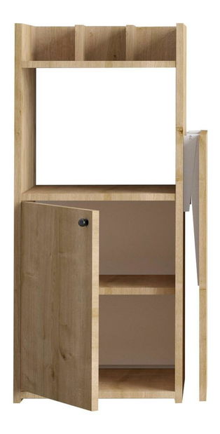 PC stolek Aliex 10 (ořech + černá)