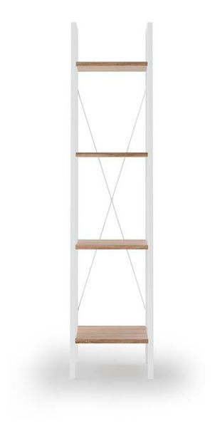 Regál Neda (bílá + dub sonoma