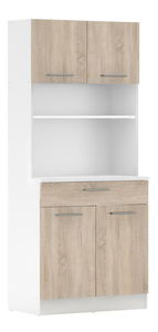 Kuchyňský kout Domini NEW (bílá + dub sonoma)