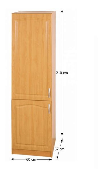 Potravinová kuchyňská skříň Leite MDF klasik S60LO