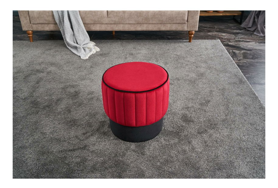 Taburetka Dolphie (červená + černá)