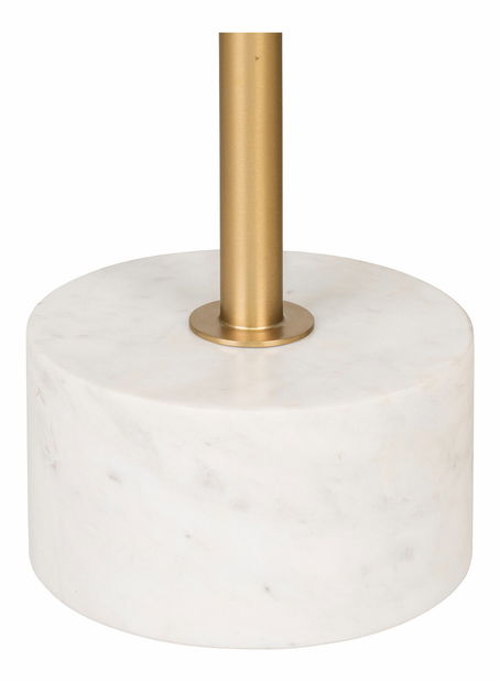 Příruční stolek Lranina 1 (mosazná + mramor)