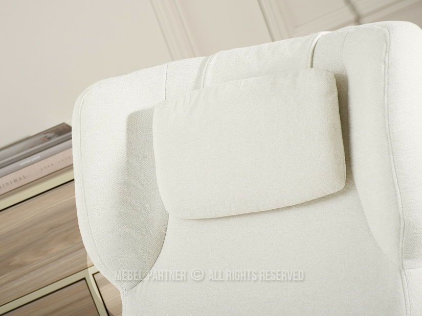 Relaxační křeslo Irventendo (krémová + béžová)