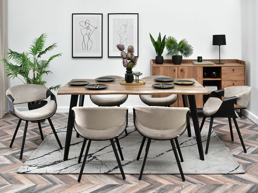 Židle Bjorn K (béžová + černá)