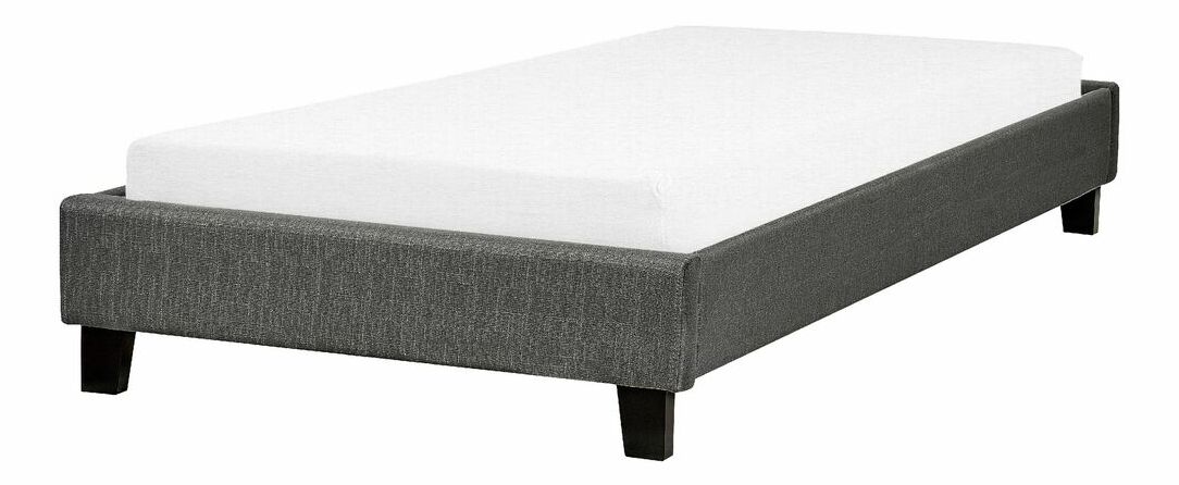 Dětská postel 90 cm ROXENNE (s roštem) (šedá)