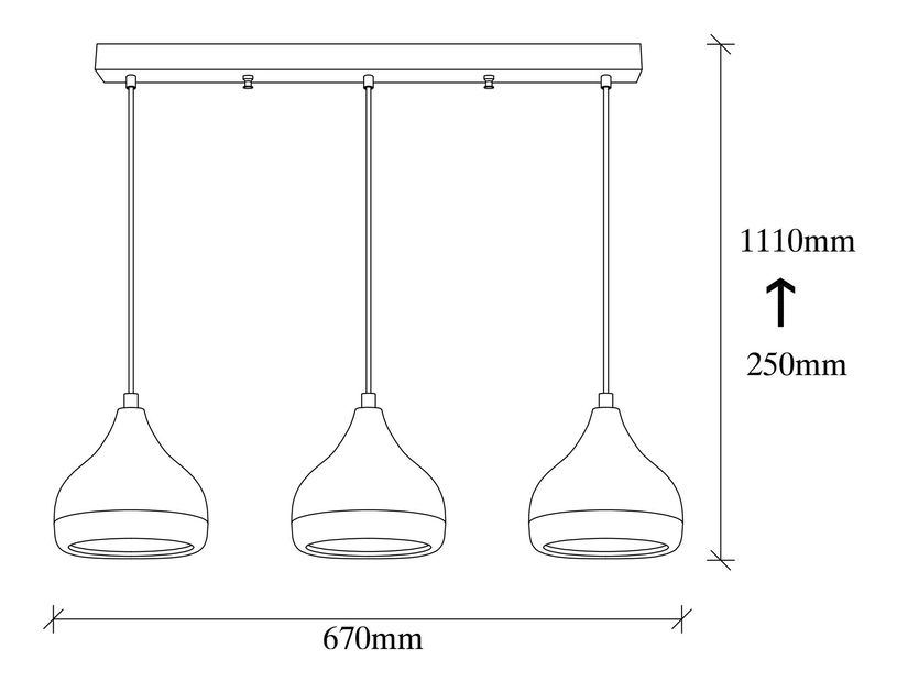 Stropní svítidlo Yia 6877