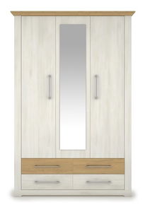 Šatní skříň se zrcadlem Arsal 3D4S