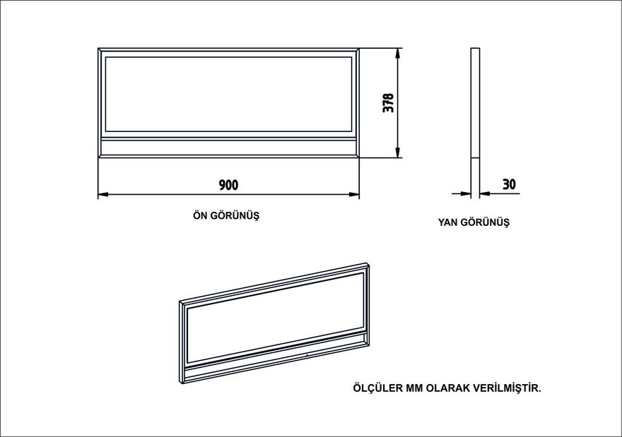 Zrcadlo Poppy (Zlatá + Bílá)