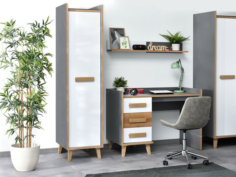 Policová skříň Sobrepuso S02 (bílá)