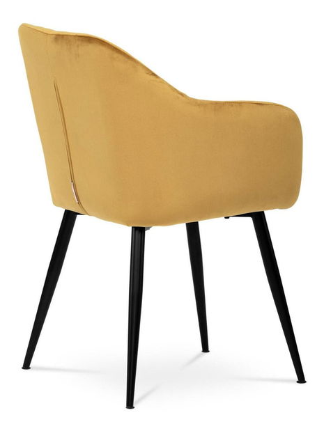 Jídelní židle Prevalecio (žlutá)