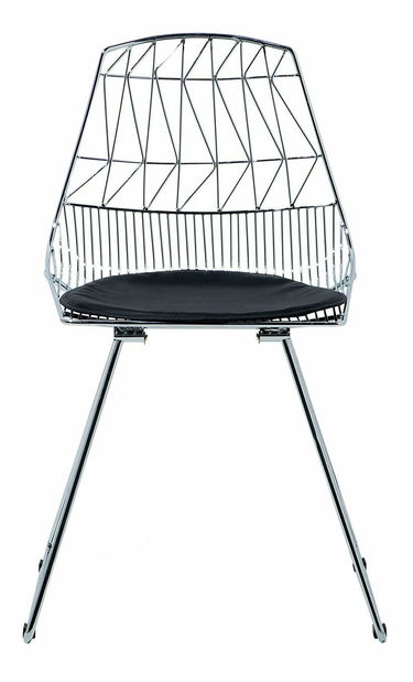 Set 2ks. jídelních židlí Harlem (stříbrná)