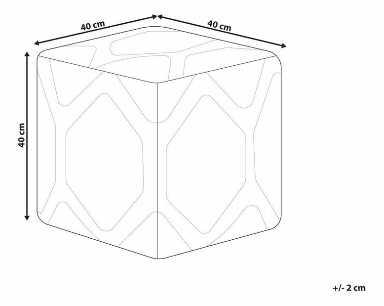  Taburetka Reuben (béžová + modrá)
