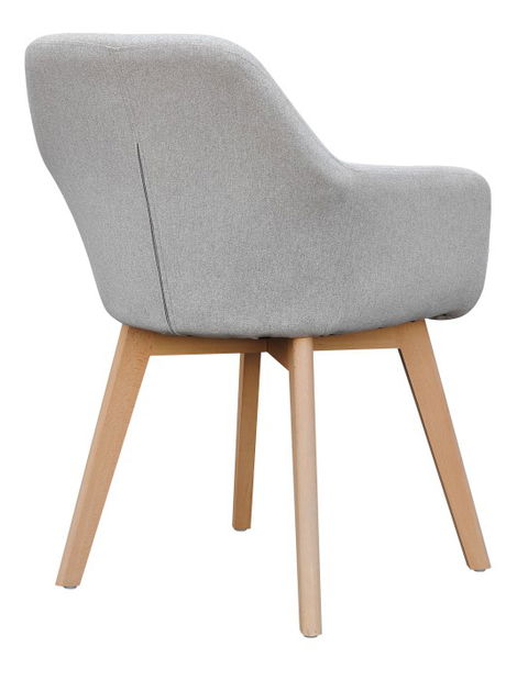 Dizajnové křeslo Clorita (světle šedá)