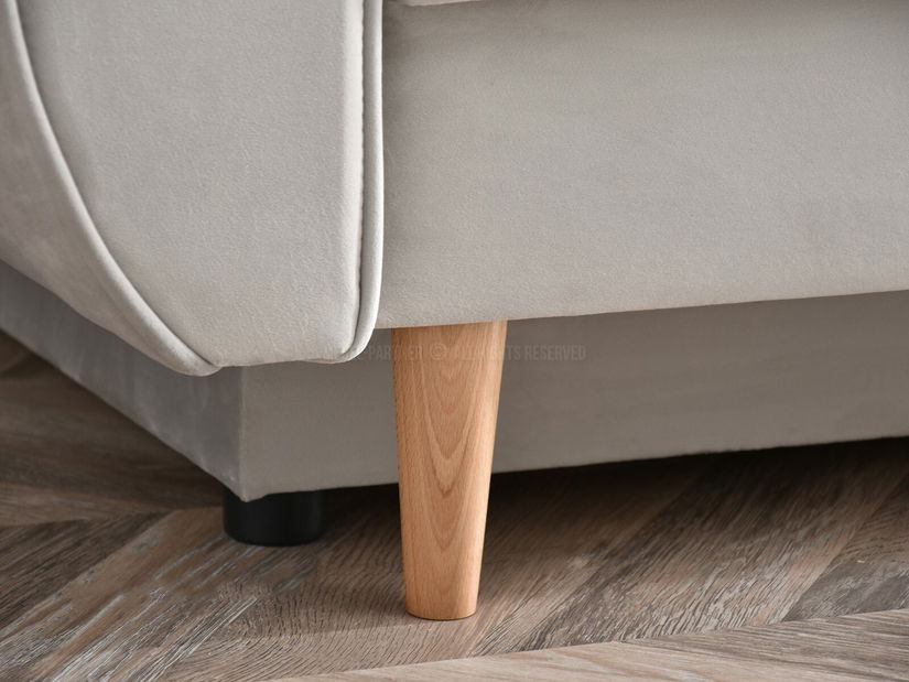 Pohovka dvousedačka Lirica (šedá + dub)