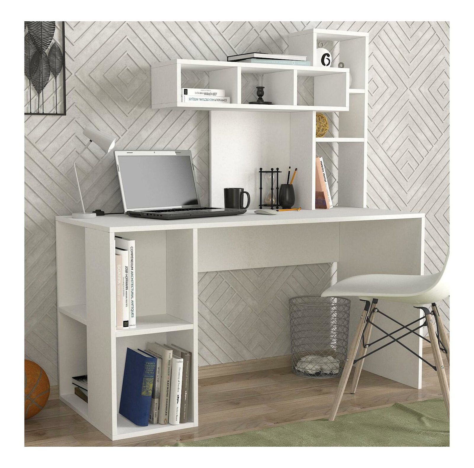 PC stolek Carla (bílá)