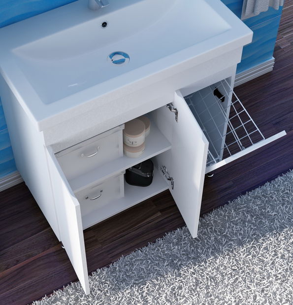 Koupelnová skříňka s umyvadlem Juventa Ariadna AR3-80 W