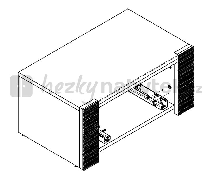 Noční stolek BRW Raflo KOM1S/3/6