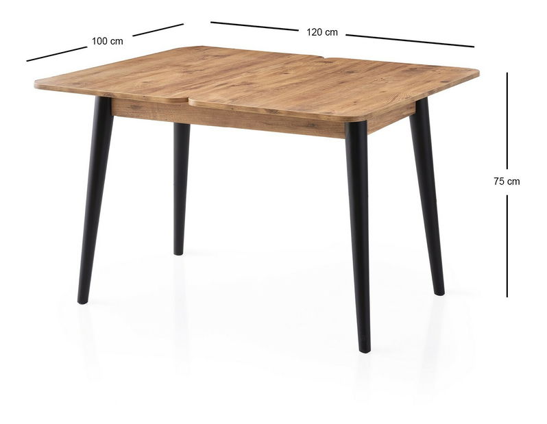 Rozkládací jídelní stůl Doluna (borovice atlantická)