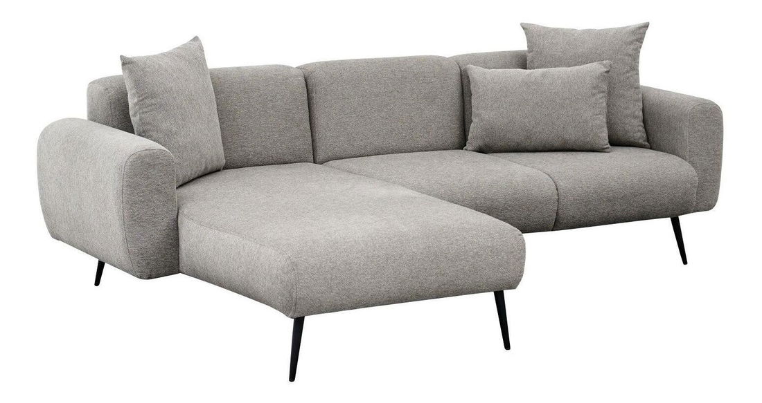 Rohová sedací souprava Slider (L) (světle šedá)