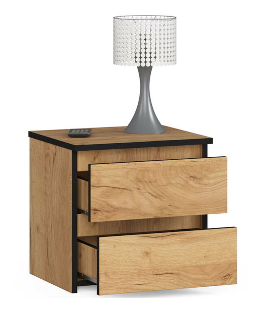 Noční stolek Cleania CL2 (dub craft)