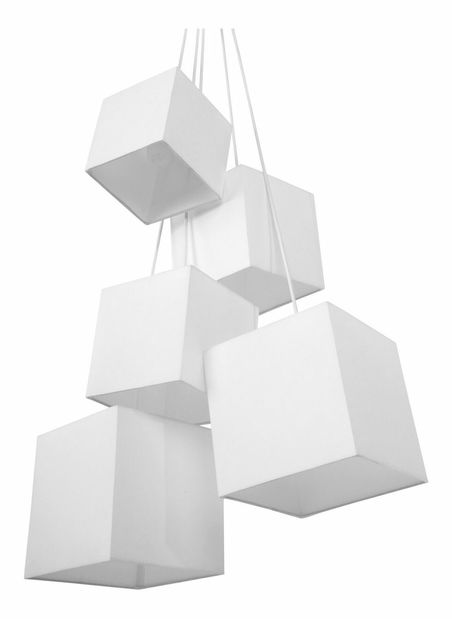 Závěsná lampa Mesci (bílá)