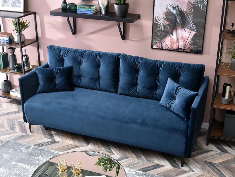 Pohovka dvousedačka Mastil (černá)