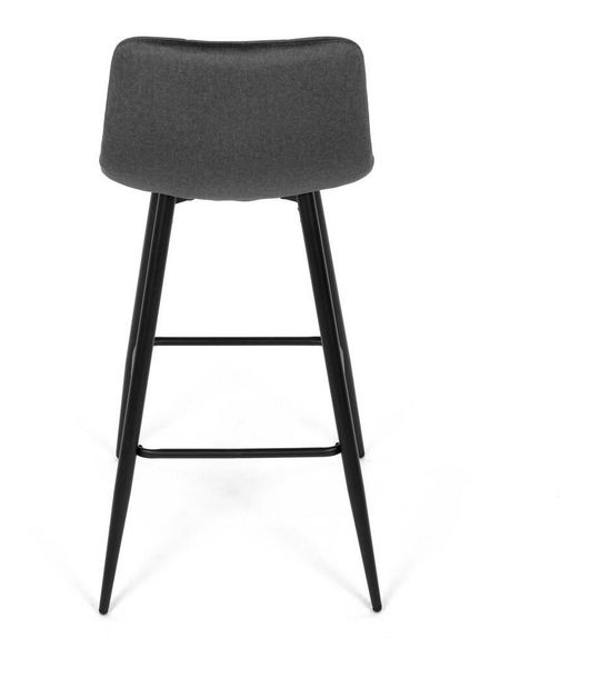 Barová židle Asegurando (tmavě šedá)