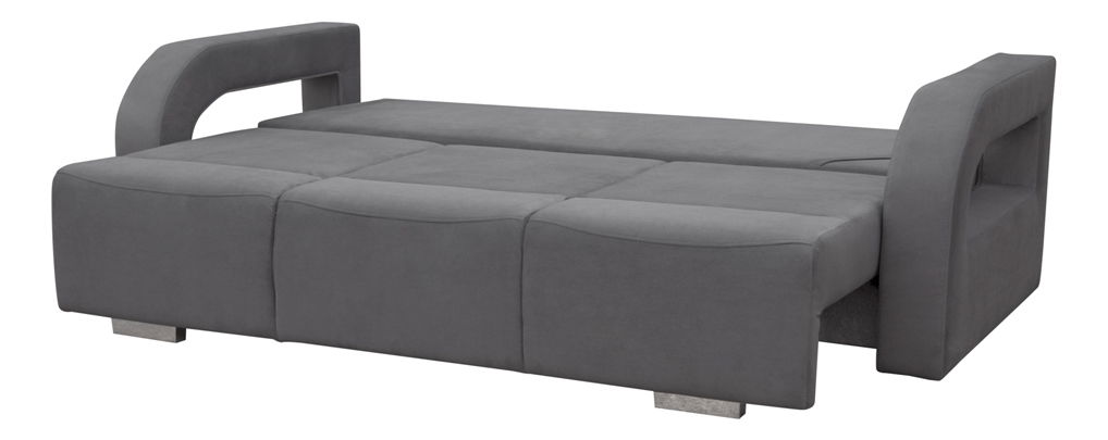 Pohovka Alison (bílá) (s taburetkou)