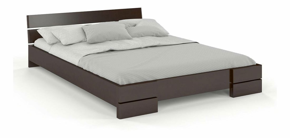 Manželská postel 160 cm Naturlig Lorenskog (buk)