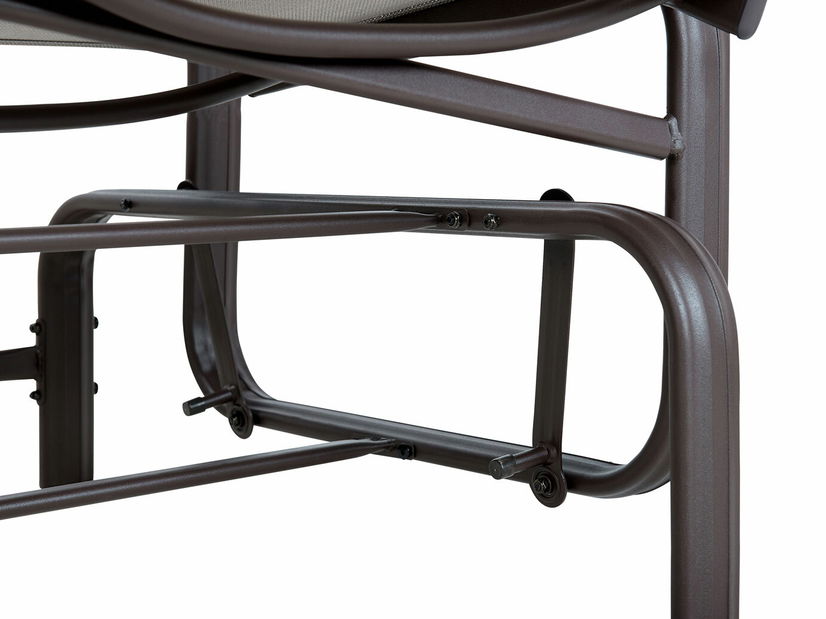 Zahradní lavice BORIO (hliník) (hnědá)