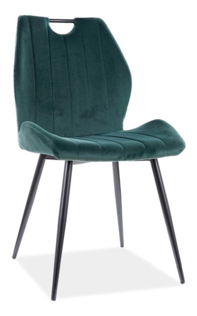 Jídelní židle Althea (zelená + černá)