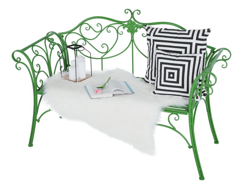 Zahradní lavička Entalia (zelená)
