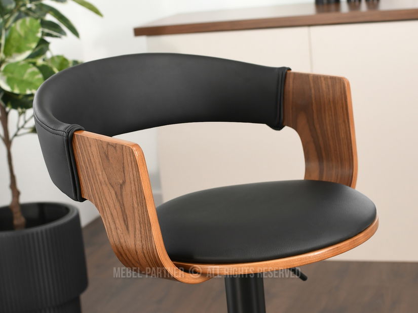 Židle Hoch (ořech tmavý + černá)