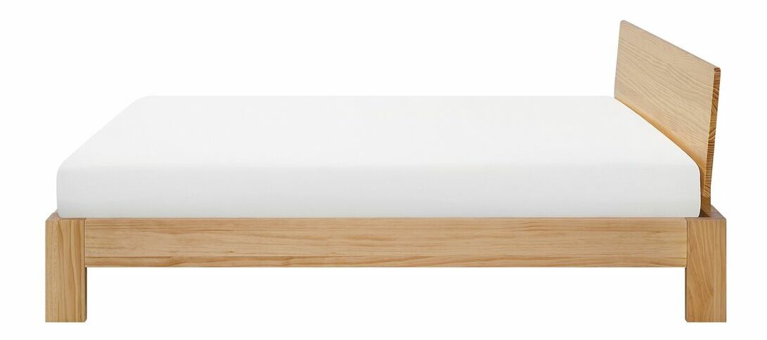 Manželská postel 180 cm ROYAL (s roštem) (světlé dřevo)