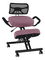 Ergonomická kancelářská židle Rusu (růžová + černá)