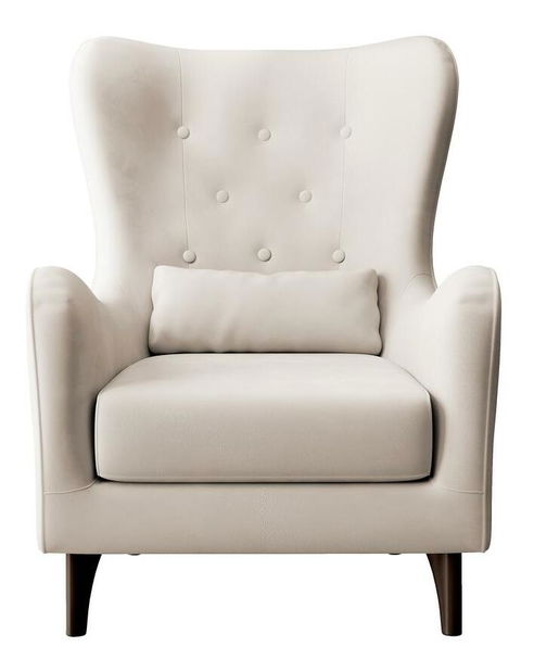 Křeslo Calimero I (krémová + wenge)